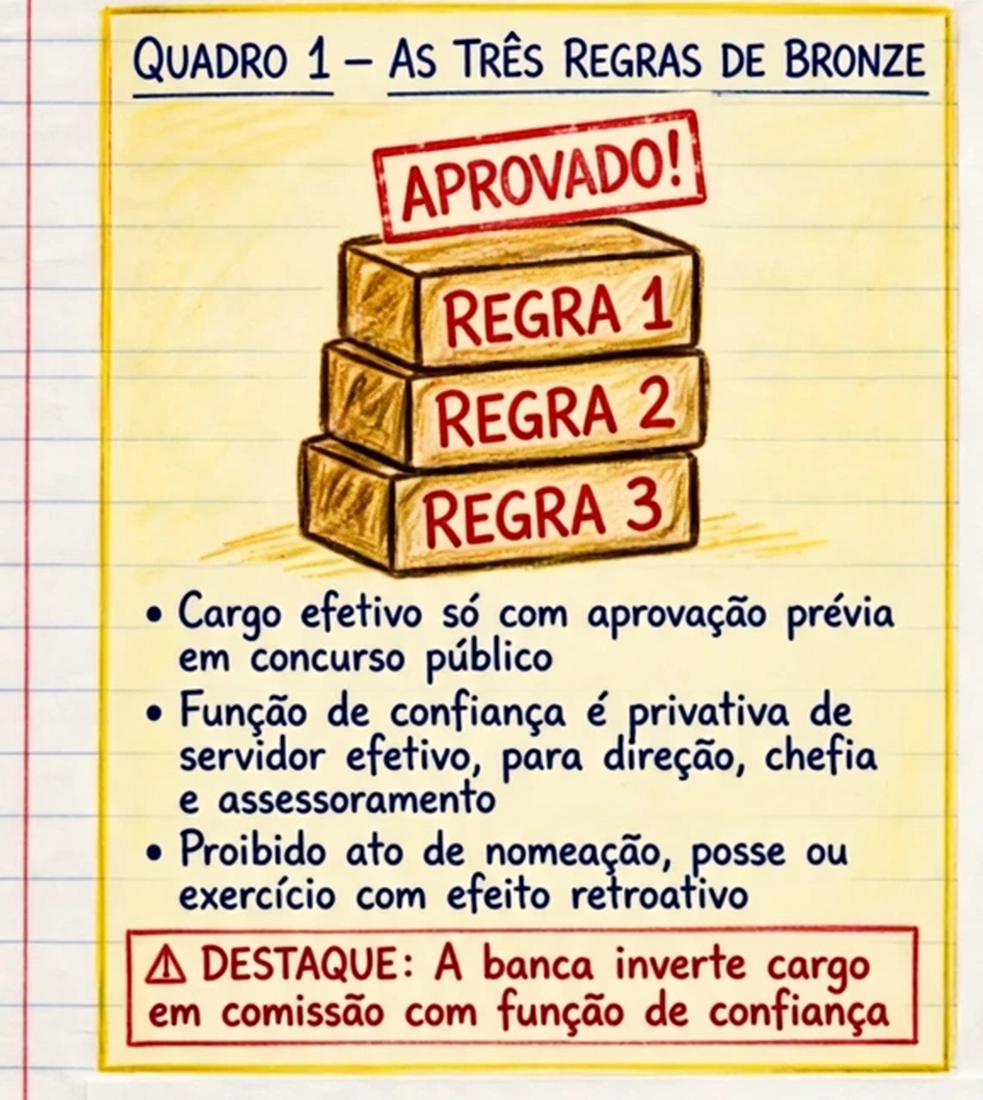 Ramo 1 — As três regras de bronze