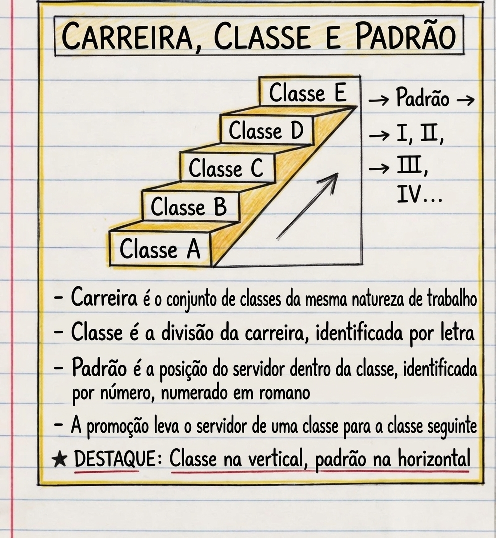 Ramo 1 - Estrutura de carreira: classe e padrão