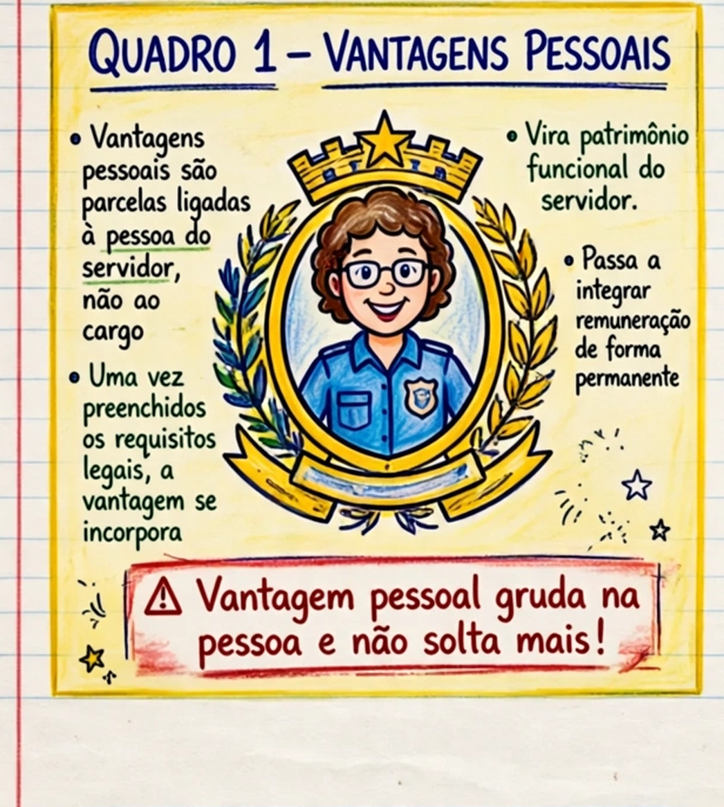 Ramo 1 - Vantagem pessoal gruda na pessoa
