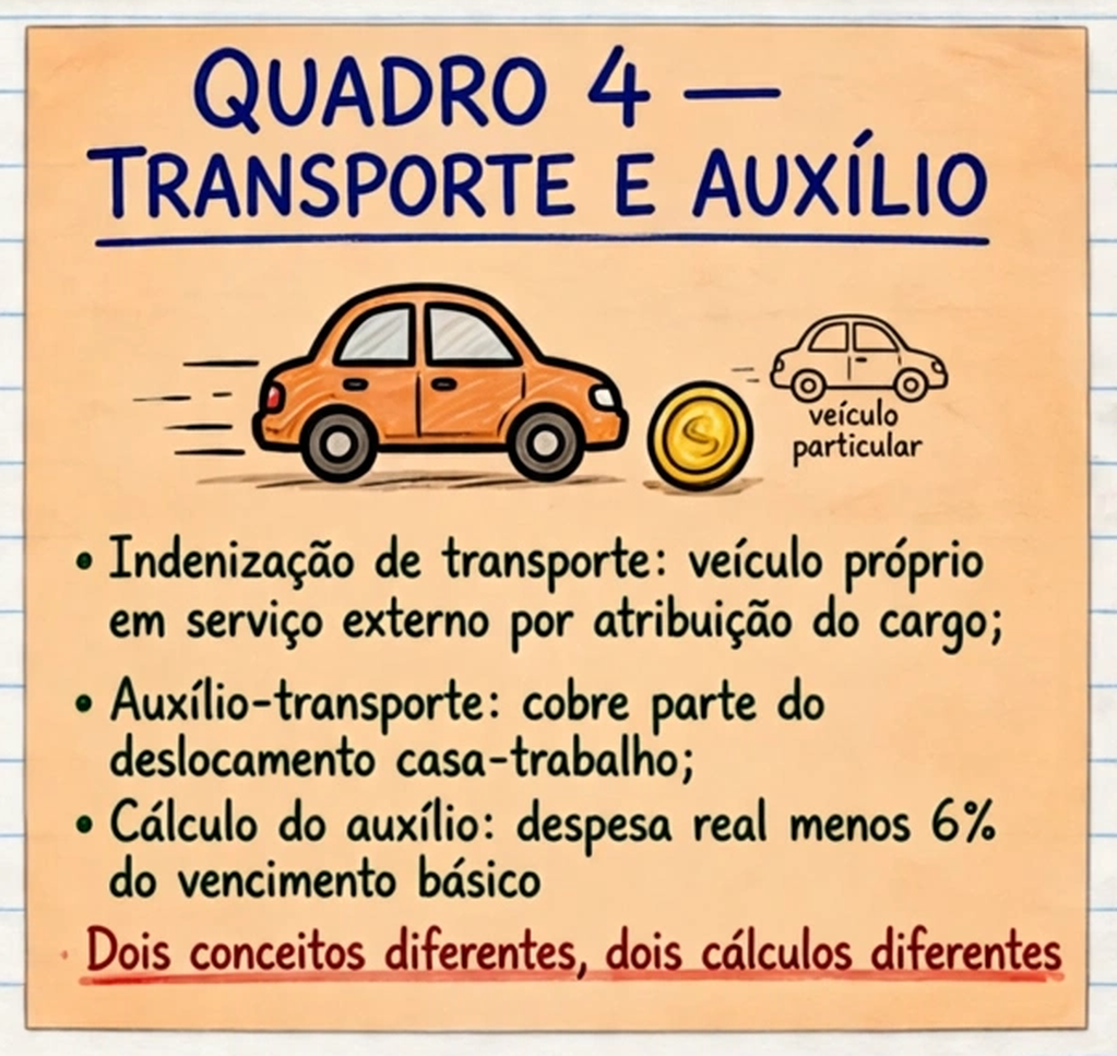 Ramo 4 - Indenização de transporte e auxílio-transporte