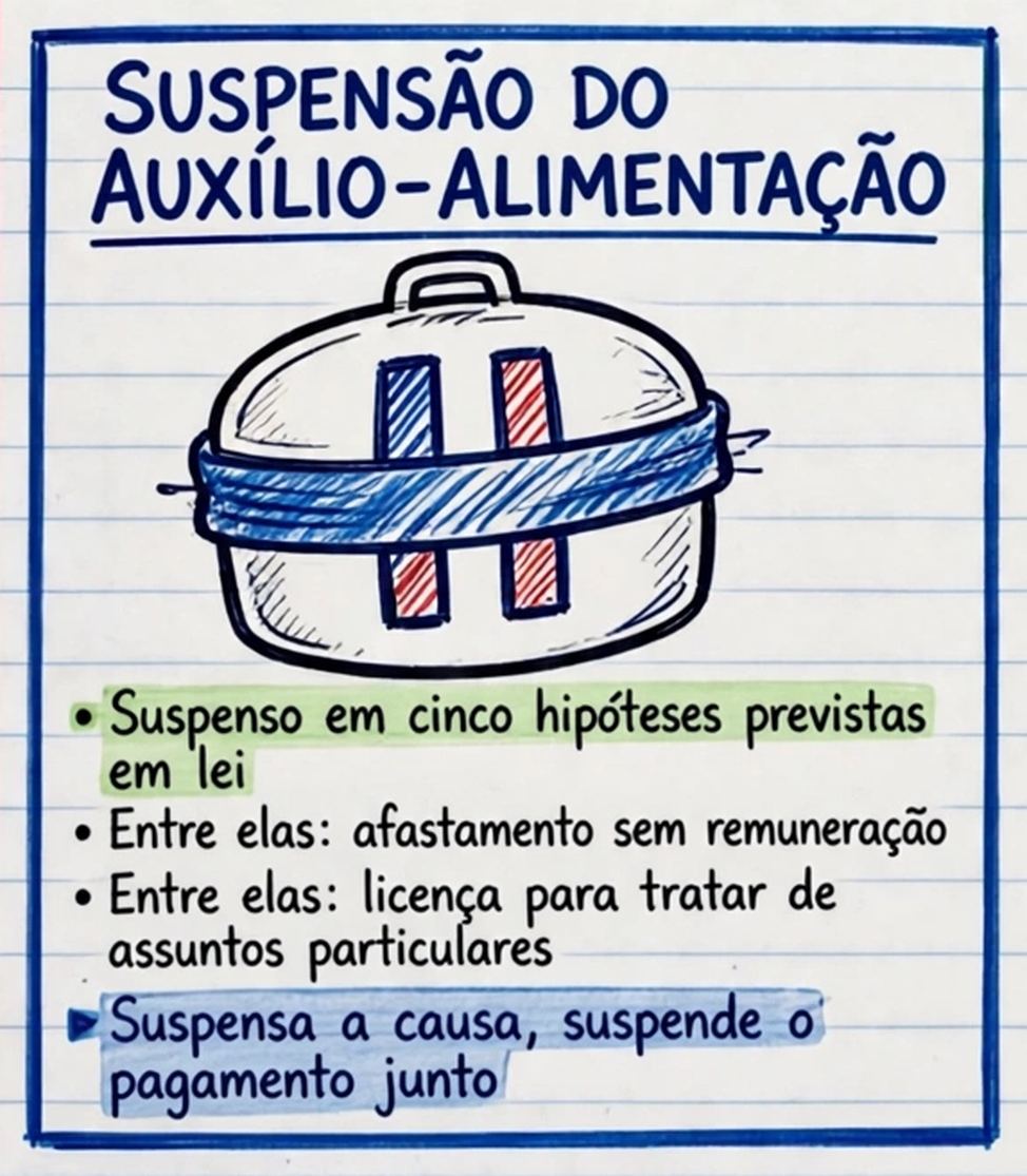 Ramo 3 - Quando o auxílio-alimentação é suspenso