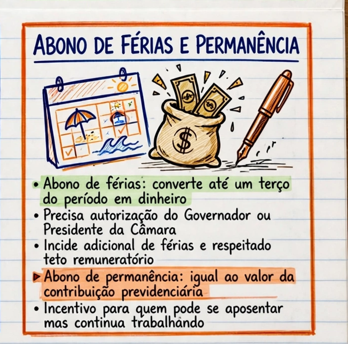 Ramo 4 - Abono de férias e abono de permanência