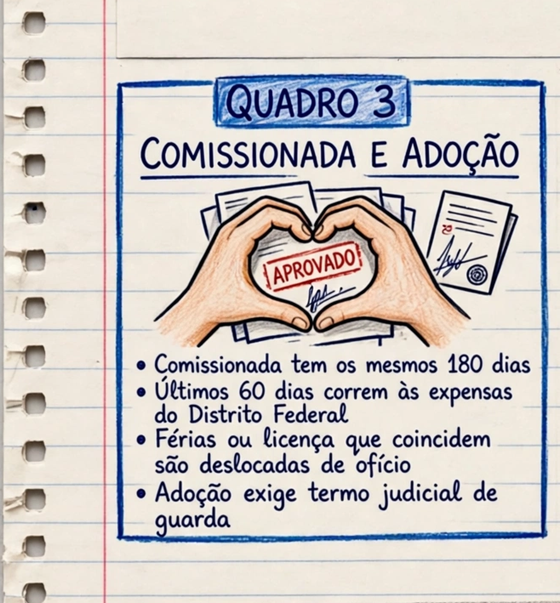 Ramo 3 - Comissionada e adoção