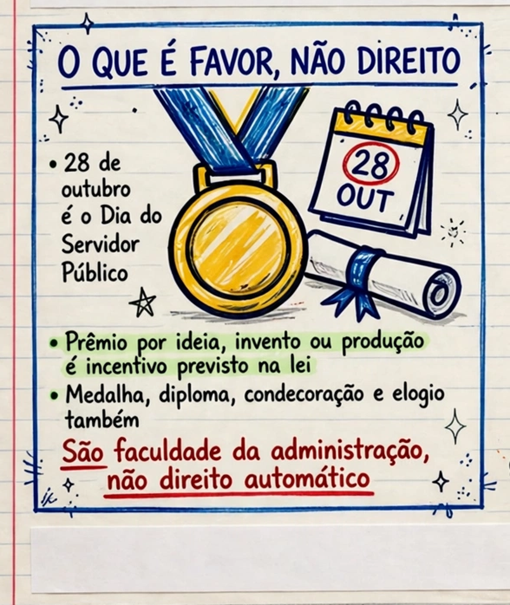 Ramo 3 - Dia do servidor e incentivos que são favor, não direito