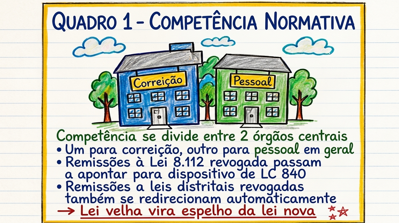 Ramo 1 - Competência normativa e remissão à lei revogada